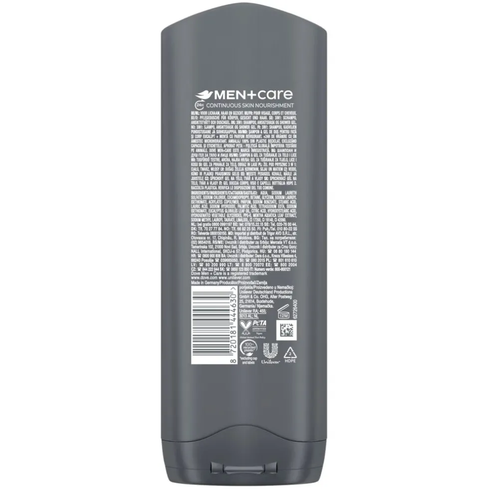 Dove Men+Care Eucalyptus + Mint Douchegel