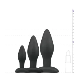 EasyToys Anal Collection Siliconen Buttplugsetje