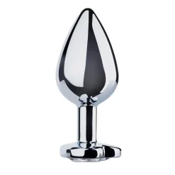 EasyToys Buttplug met Zilverkleurig Hartje