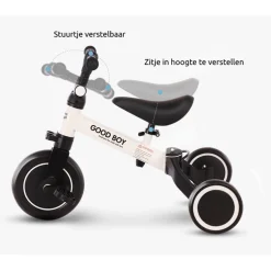 Eco Toys Rood 4-in-1 Loopfiets