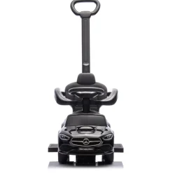 Eco Toys Zwart Mercedes Benz Loopauto met Duwstang