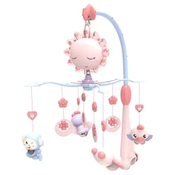 Eco Toys Flower Valley Roze Muziekmobiel