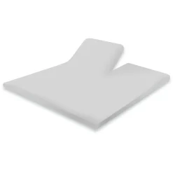 Elegance Splittopper Hoeslaken Perkal Katoen - licht grijs 160x200cm