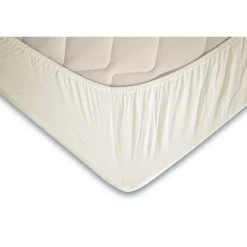 Elegance Topper Hoeslaken Jersey Katoen Stretch - ivoor 160x210/220cm