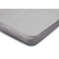 Elegance Topper Hoeslaken Jersey Katoen Stretch - licht grijs 160x200cm