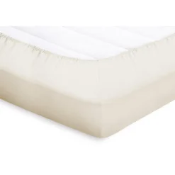 Elegance Splittopper Hoeslaken Perkal Katoen - ivoor 160x200cm