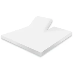 Elegance Splittopper Hoeslaken Jersey Katoen Stretch - wit 180x210/220cm
