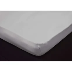 Elegance Topper Hoeslaken Jersey Katoen Stretch - licht grijs 180x200cm