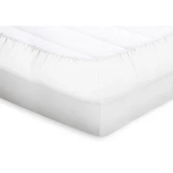 Elegance Topper Hoeslaken Katoen Perkal - wit 180x210/220cm