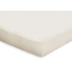 Elegance Topper Hoeslaken Katoen Perkal - ivoor 90x200cm
