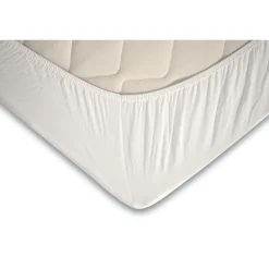 Eleganzzz Topper Hoeslaken Jersey Katoen Stretch - wit 90x210/220 - 100x200