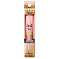 e.l.f. Halo Glow Highlight Champagne Campaign Beauty Wand