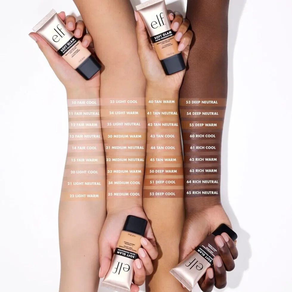 e.l.f. Soft Glam 54 Deep Neutral Satin Foundation