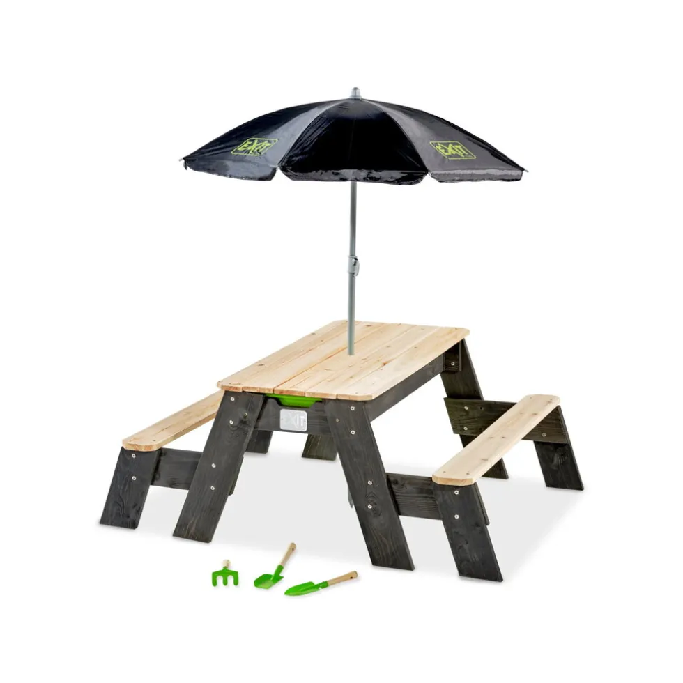 EXIT Aksent zand-, water- en picknicktafel (2 bankjes)