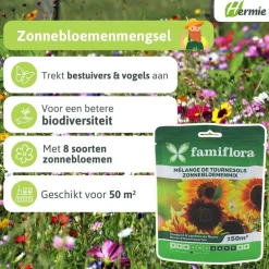 Famiflora zonnebloemenmix bloemenzaden
