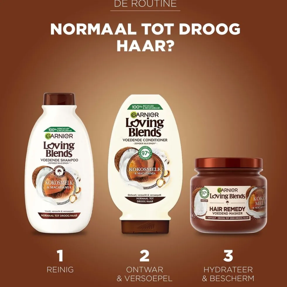 Garnier Loving Blends Kokosmelk & Macadamia Conditioner