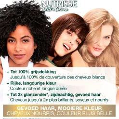 Garnier Nutrisse Ultra Crème 3 Donkerbruin Permanente Haarkleuring