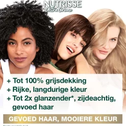 Garnier Nutrisse Ultra Crème 6 Natuurlijk Donkerblond Permanente Haarkleuring