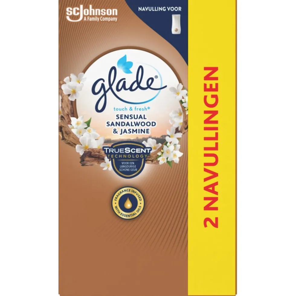 Glade Touch & Fresh Sensual Sandalwood & Jasmine Navullingen