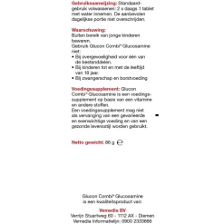 GluconCombi Glucosamine + Chondroïtine + Vitamine C Tabletten