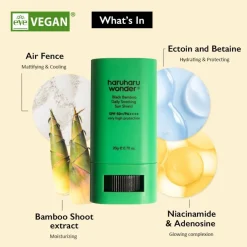 Haruharu wonder Black Bamboo Daily Soothing Sun Shield SPF50+ PA++++