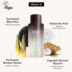 Haruharu wonder Black Rice Hyaluronic Toner Free of Alcohol Fragrance