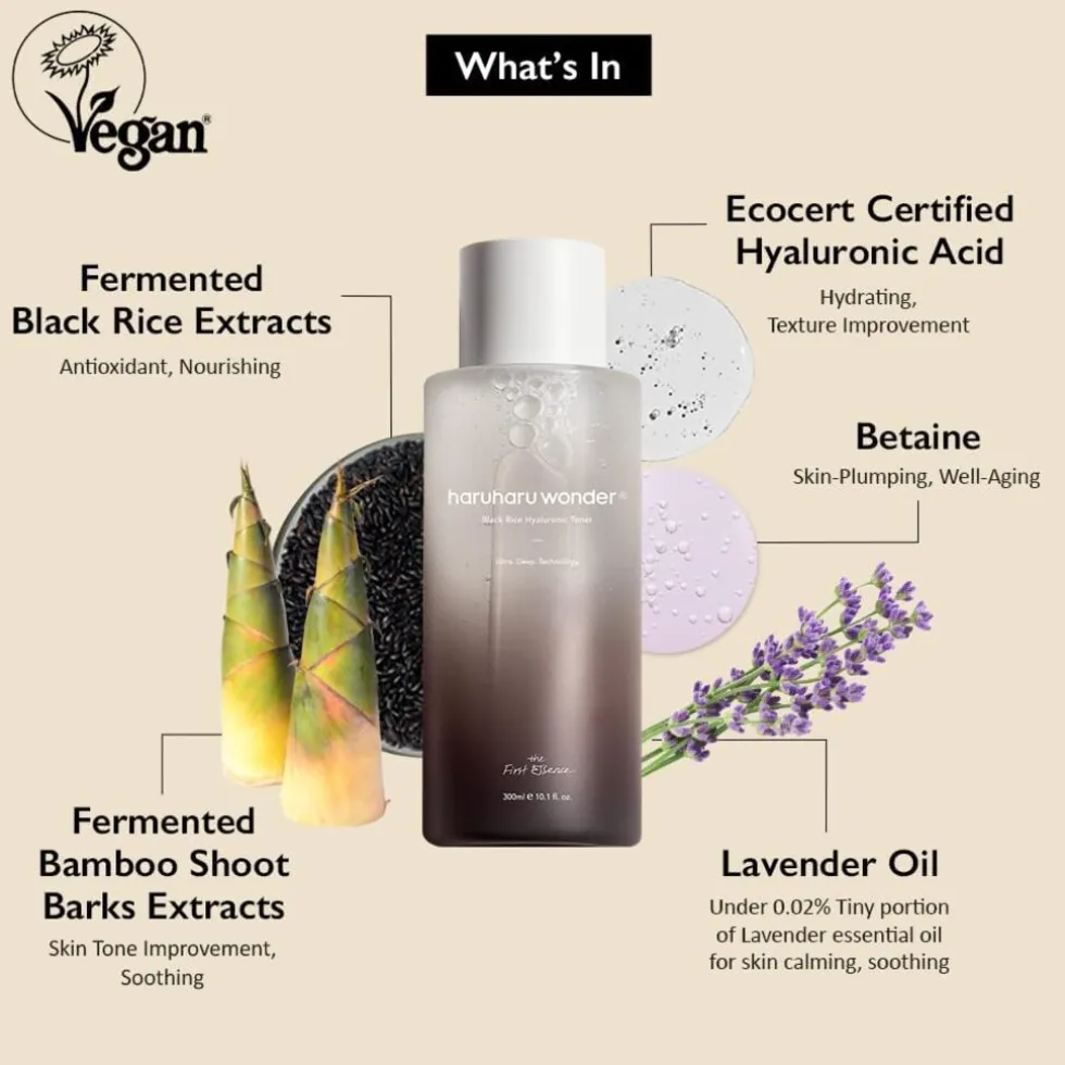 Haruharu wonder Black Rice Hyaluronic Toner