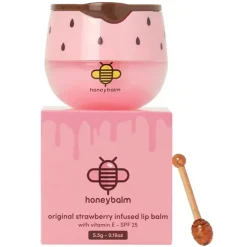 Honeybalm SPF25 Original Strawberry Infused Lip Balm