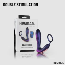 Hueman Black Hole Anaal Vibrator Met Cockring