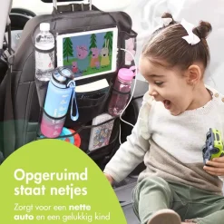 imoshion 9-in-1 Autostoel Organizer voor Kinderen Inclusief Tablethouder