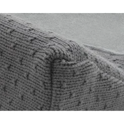 Jollein Bliss Knit Storm Grey 50 x 70 cm Aankleedkussenhoes