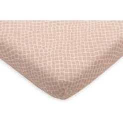 Jollein Jersey Snake Pale Pink 75 x 95 cm Boxmatras Hoeslaken