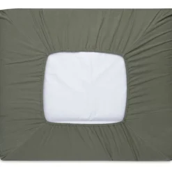 Jollein Pure Knit Leaf Green 75 x 85 cm GOTS Aankleedkussenhoes