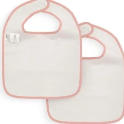 Jollein Snake Pale Pink 2-pack Waterproof Slabber