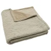 Jollein Soft Waves Olive Green / Velvet 100 x 150 cm Ledikantdeken
