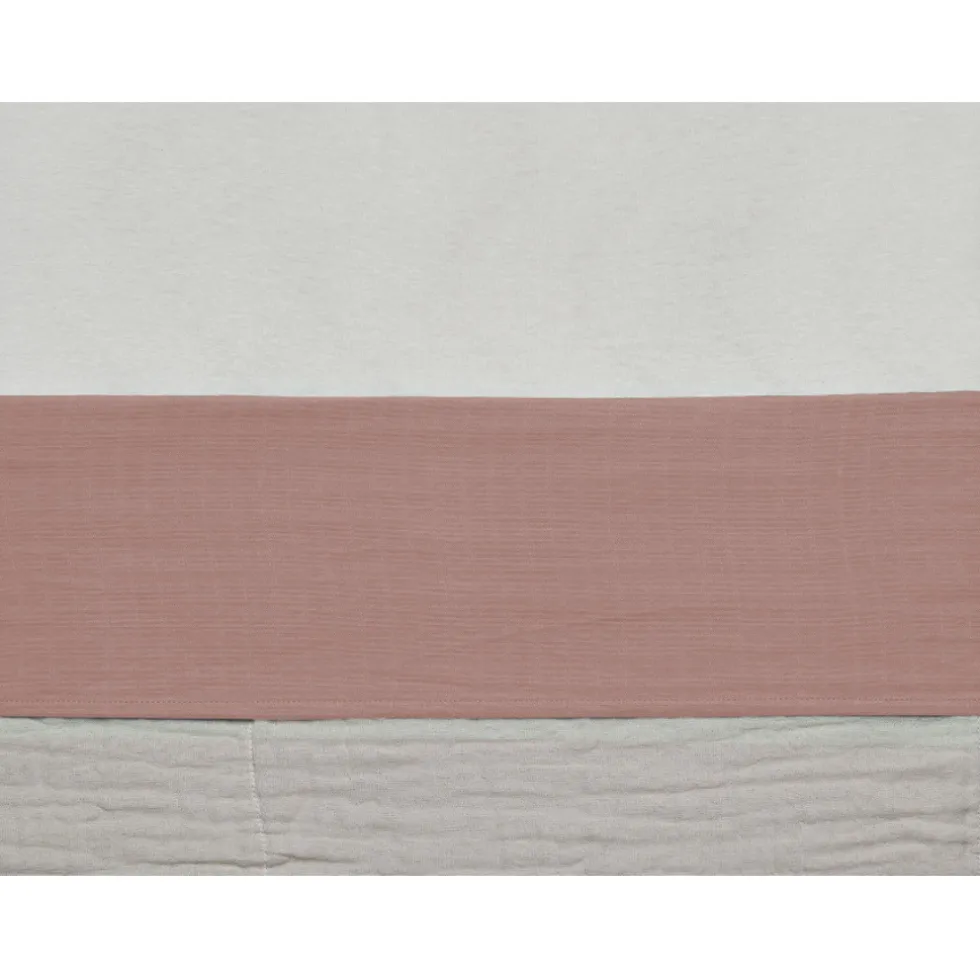 Jollein Wrinkled Cotton Rosewood 120 x 150 cm Ledikantlaken
