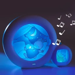 KidSleep Moon Wit/Blauw Slaaptrainer en Kinderwekker