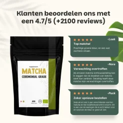 10% korting | Cupplement Combideal Matcha Poeder Ceremonial Grade