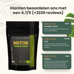 19% korting | Cupplement Matcha Thee Poeder Premium Biologisch