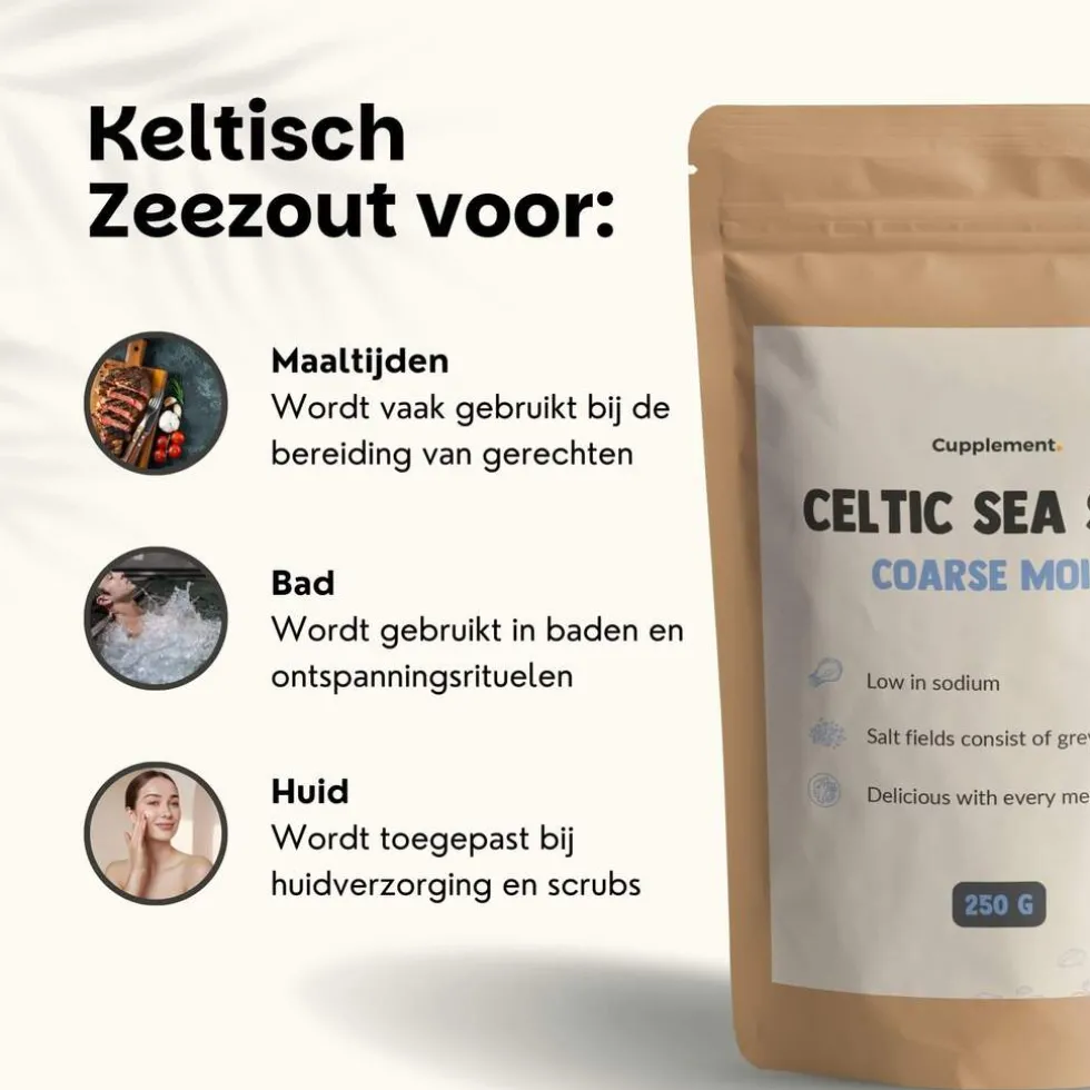 45% korting | Cupplement Multipack Keltisch Zeezout