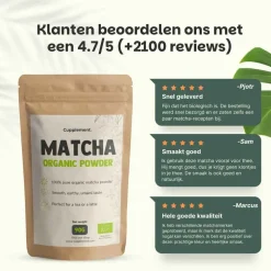 25% korting | Cupplement Multipack Matcha Thee Poeder Biologisch