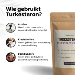 20% korting | Cupplement Turkesterone Capsules 500 mg