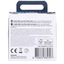 Kruidvat Dual 30W USB-C-naar-8-pin Kabel