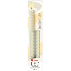 Kruidvat Swirl Led-dinerkaarsen