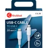Kruidvat 20W USB-C-naar-USB-C Kabel