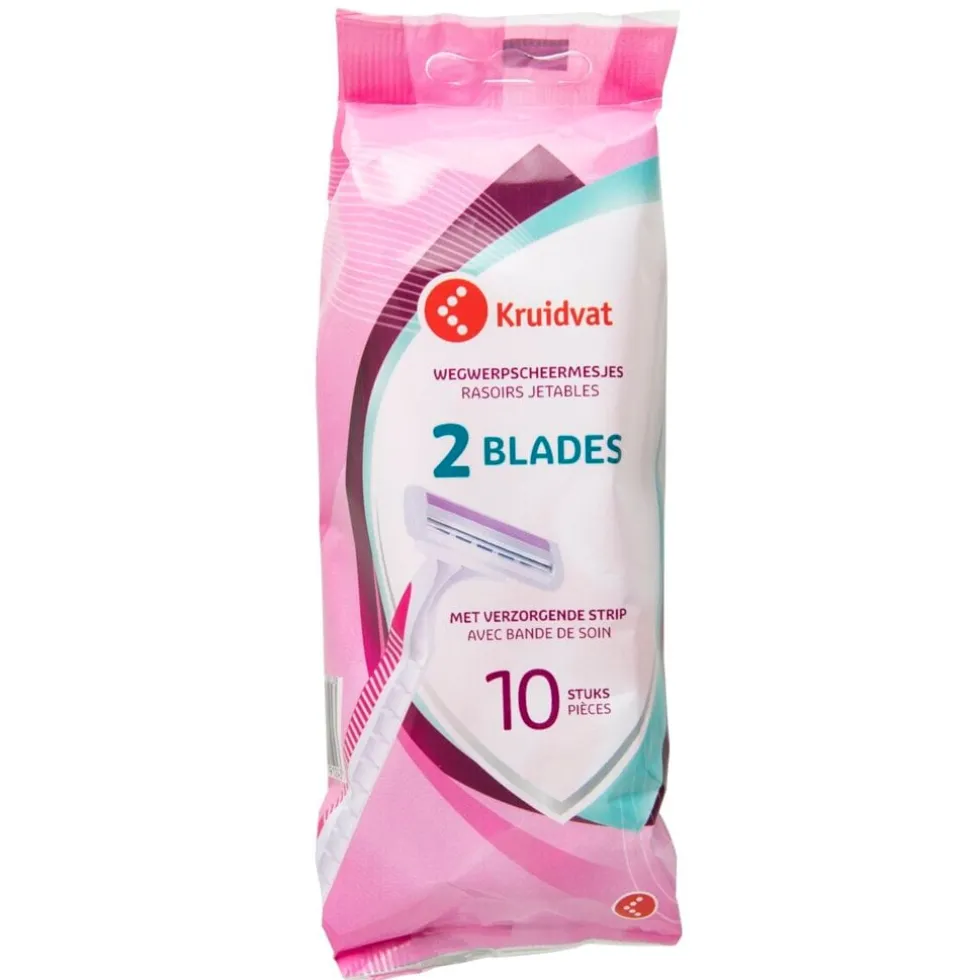 Kruidvat 2 Blades Wegwerpscheermesjes