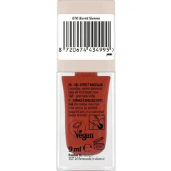 Kruidvat Cosmic Dreams 070 Burnt Sienna Longlasting Gel Color Nagellak
