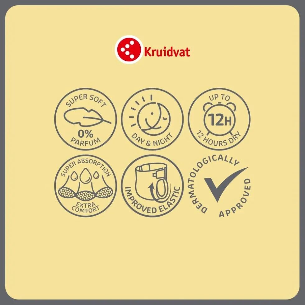 Kruidvat Extra Large Maat 6 Luiers Volumedoos