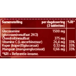 Kruidvat Glucosamine Chondroitine Tabletten