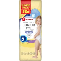 Kruidvat Junior Plus Maat 5+ Luiers Jumbopack